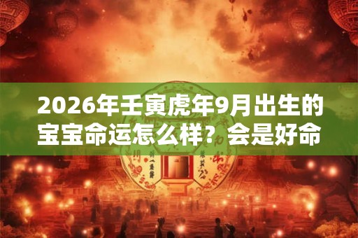 2026年壬寅虎年9月出生的宝宝命运怎么样？会是好命吗？