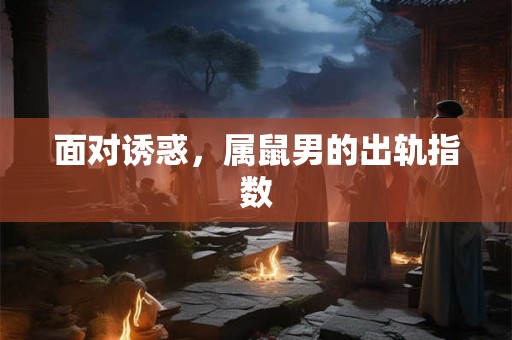 面对诱惑，属鼠男的出轨指数