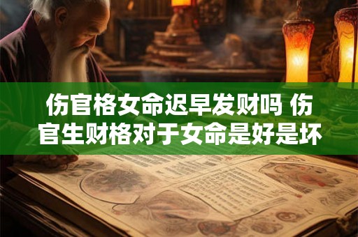 伤官格女命迟早发财吗 伤官生财格对于女命是好是坏 伤官格女命迟早发财吗 伤官生财格对于女命是好是坏