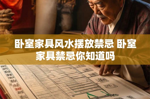 卧室家具风水摆放禁忌 卧室家具禁忌你知道吗