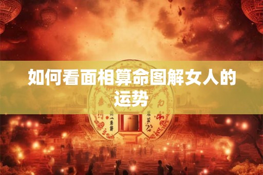 如何看面相算命图解女人的运势