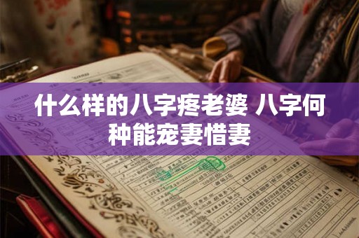 什么样的八字疼老婆 八字何种能宠妻惜妻