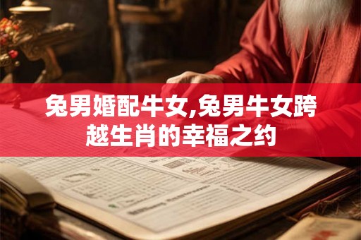 兔男婚配牛女,兔男牛女跨越生肖的幸福之约