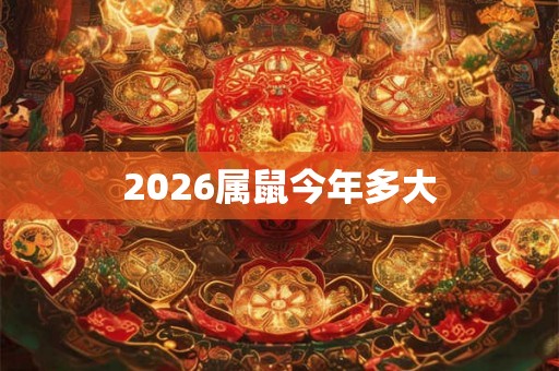2026属鼠今年多大