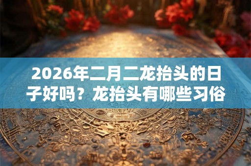 2026年二月二龙抬头的日子好吗？龙抬头有哪些习俗习惯？