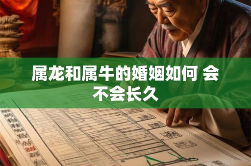 属龙和属牛的婚姻如何 会不会长久