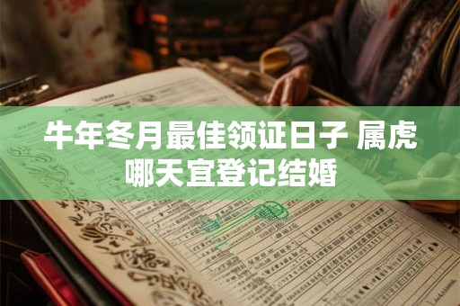 牛年冬月最佳领证日子 属虎哪天宜登记结婚