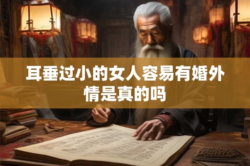 耳垂过小的女人容易有婚外情是真的吗