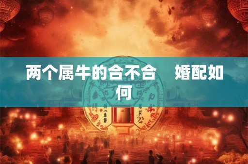 两个属牛的合不合    婚配如何