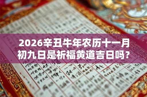 2026辛丑牛年农历十一月初九日是祈福黄道吉日吗？