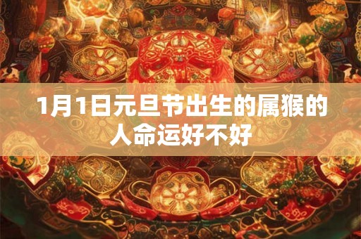 1月1日元旦节出生的属猴的人命运好不好