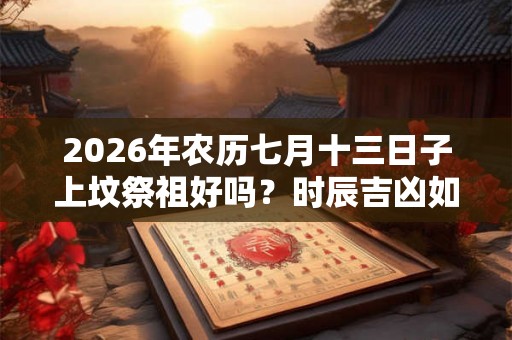 2026年农历七月十三日子上坟祭祖好吗?时辰吉凶如何? 2026年农历七月十三日子上坟祭祖好吗?时辰吉凶如何?