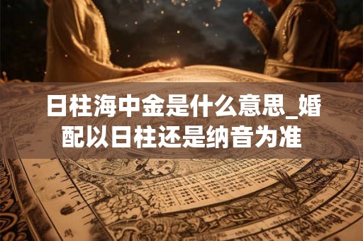 日柱海中金是什么意思_婚配以日柱还是纳音为准