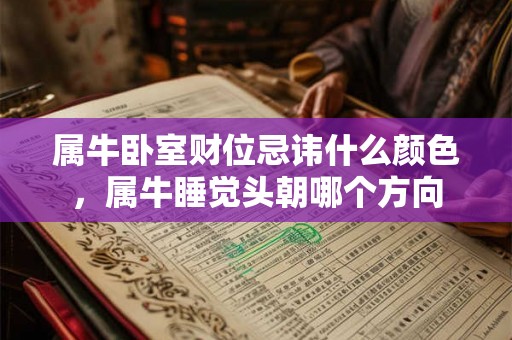 属牛卧室财位忌讳什么颜色，属牛睡觉头朝哪个方向