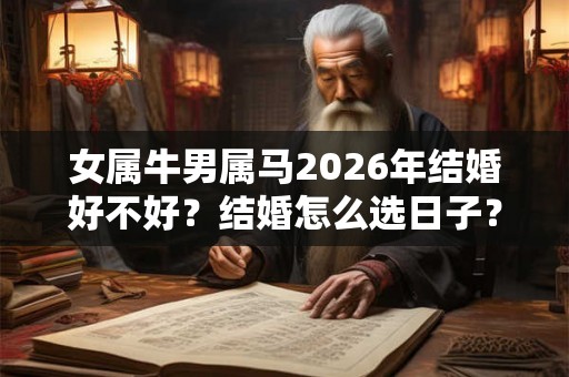女属牛男属马2026年结婚好不好？结婚怎么选日子？