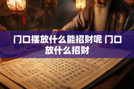 门口摆放什么能招财呢 门口放什么招财 门口摆放什么能招财呢 门口放什么招财