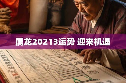 属龙20213运势 迎来机遇
