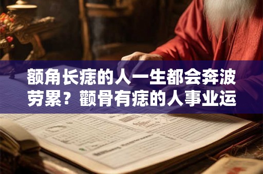 额角长痣的人一生都会奔波劳累?颧骨有痣的人事业运势会旺吗? 额角长痣的人一生都会奔波劳累?颧骨有痣的人事业运势会旺吗?