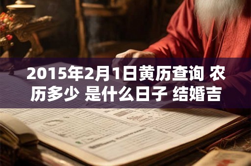 2015年2月1日黄历查询 农历多少 是什么日子 结婚吉时
