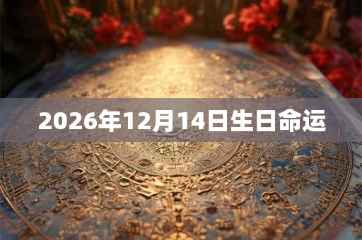 2026年12月14日生日命运