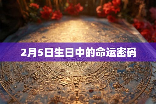 2月5日生日中的命运密码