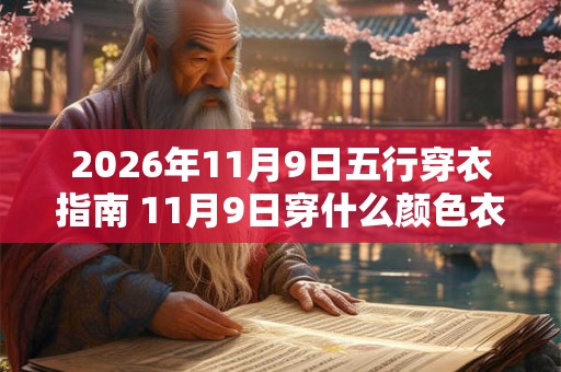 2026年11月9日五行穿衣指南 11月9日穿什么颜色衣服 2026年11月9日五行穿衣指南 11月9日穿什么颜色衣服