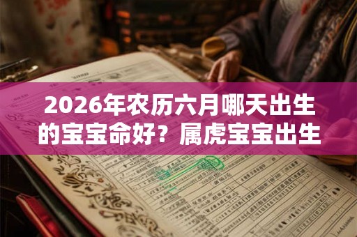 2026年农历六月哪天出生的宝宝命好？属虎宝宝出生吉日