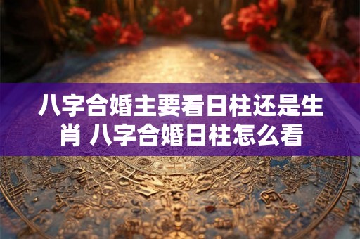 八字合婚主要看日柱还是生肖 八字合婚日柱怎么看