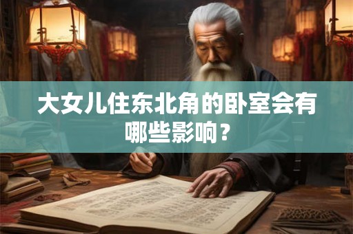 大女儿住东北角的卧室会有哪些影响？
