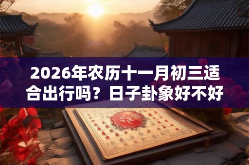 2026年农历十一月初三适合出行吗？日子卦象好不好？