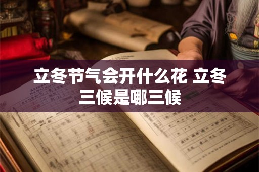 立冬节气会开什么花 立冬三候是哪三候