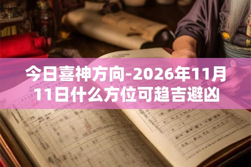 今日喜神方向-2026年11月11日什么方位可趋吉避凶