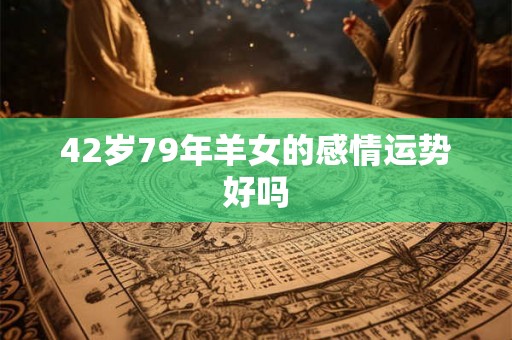 42岁79年羊女的感情运势好吗