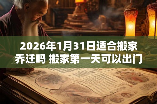 2026年1月31日适合搬家乔迁吗 搬家第一天可以出门吗
