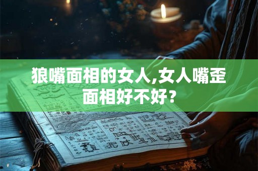 狼嘴面相的女人,女人嘴歪面相好不好？