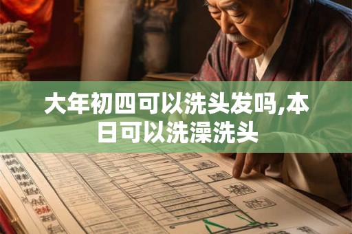 大年初四可以洗头发吗,本日可以洗澡洗头