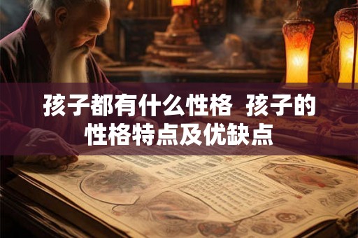 孩子都有什么性格  孩子的性格特点及优缺点