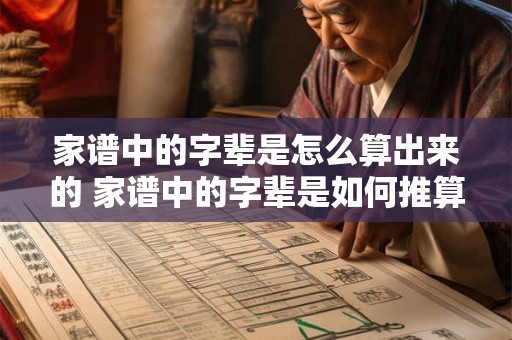 家谱中的字辈是怎么算出来的 家谱中的字辈是如何推算得出的