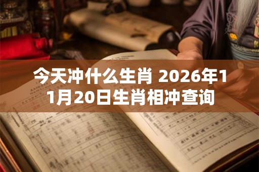 今天冲什么生肖 2026年11月20日生肖相冲查询