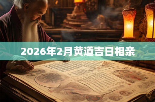 2026年2月黄道吉日相亲