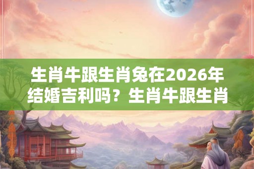 生肖牛跟生肖兔在2026年结婚吉利吗？生肖牛跟生肖兔配吗？