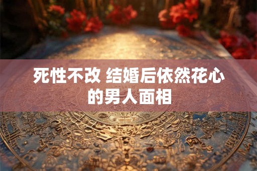 死性不改 结婚后依然花心的男人面相 死性不改 结婚后依然花心的男人面相