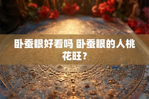 卧蚕眼好看吗 卧蚕眼的人桃花旺？
