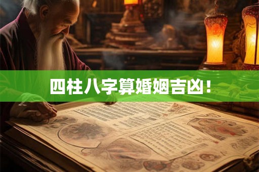 四柱八字算婚姻吉凶！