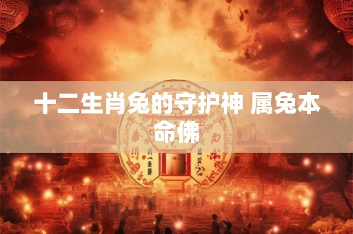 十二生肖兔的守护神 属兔本命佛