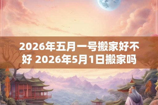 2026年五月一号搬家好不好 2026年5月1日搬家吗