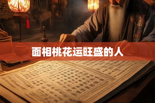面相桃花运旺盛的人