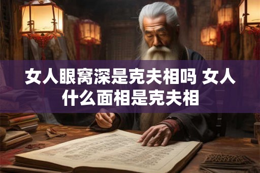 女人眼窝深是克夫相吗 女人什么面相是克夫相