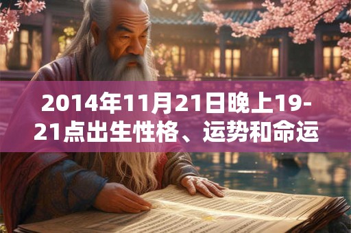 2014年11月21日晚上19-21点出生性格、运势和命运