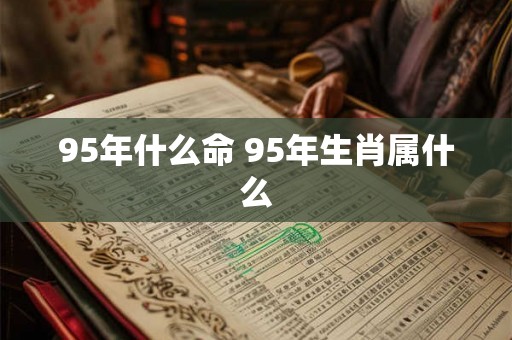 95年什么命 95年生肖属什么 95年什么命 95年生肖属什么